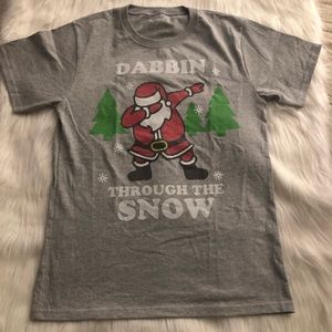 “Dabbin Through The Snow” Unisex Christmas Shirt